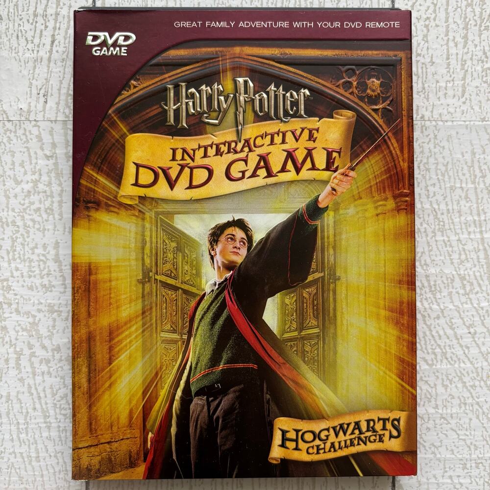 Harry Potter Interactive DVD Game Hogwarts Challenge Fun Family Entertainment